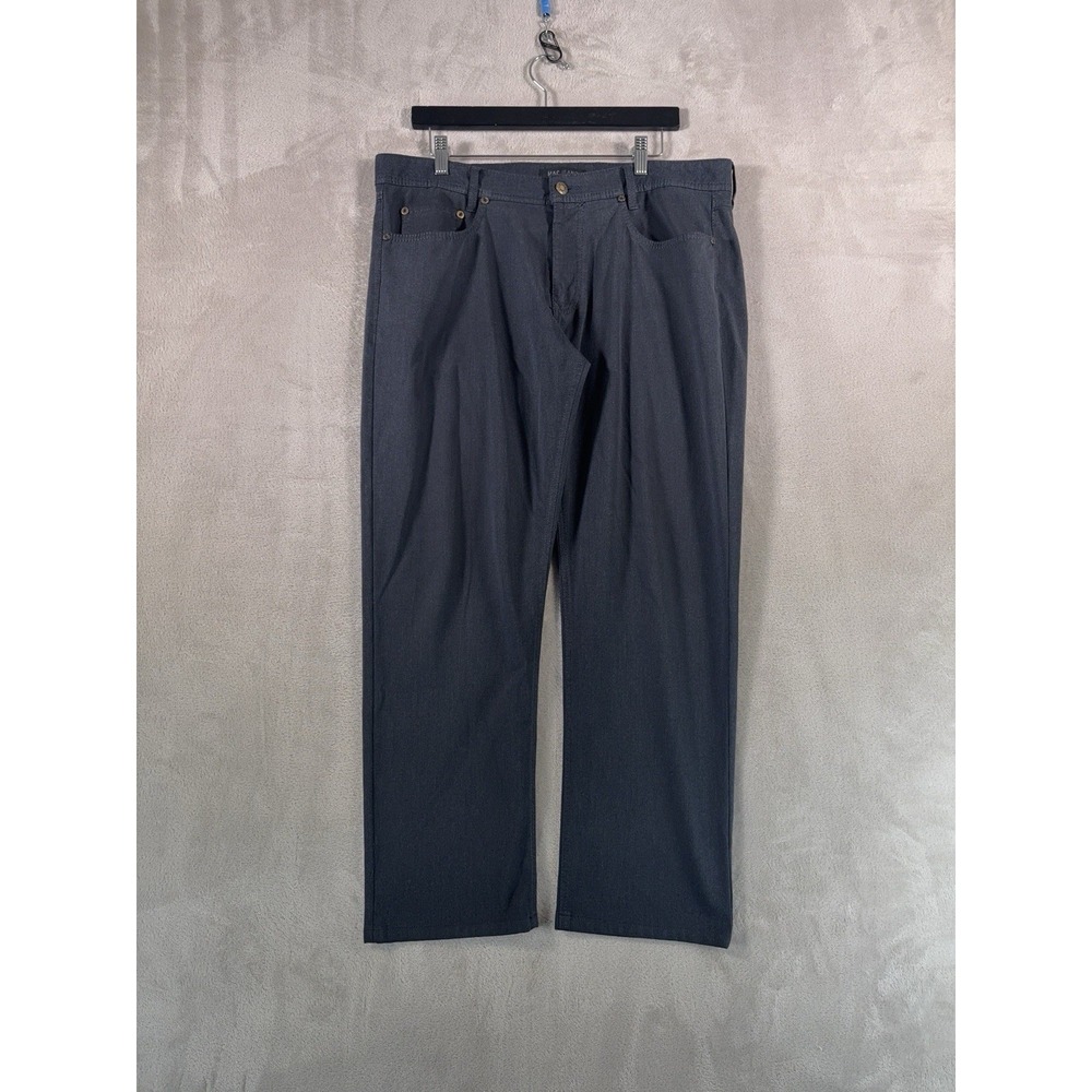 MAC Jeans Mens Size 38x28 Gray Wash Straight Leg Stretch Casual Commute